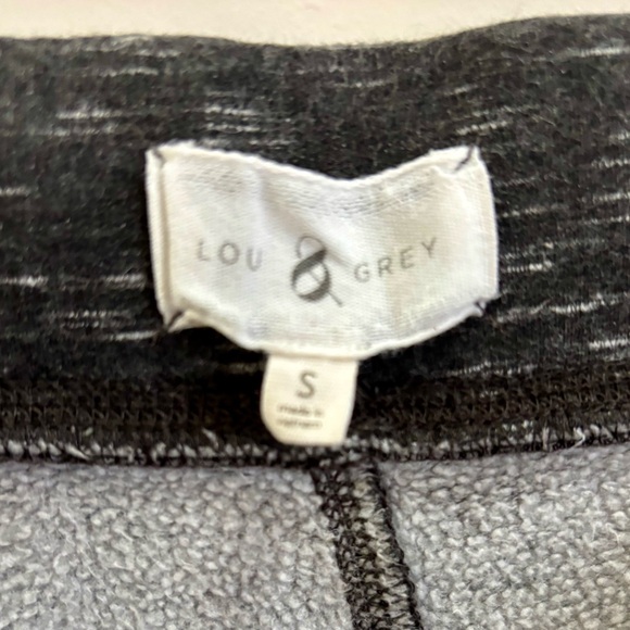 Lou & Grey Gray Joggers with Tapered Leg and Elastic Waistband - Picture 3 of 7